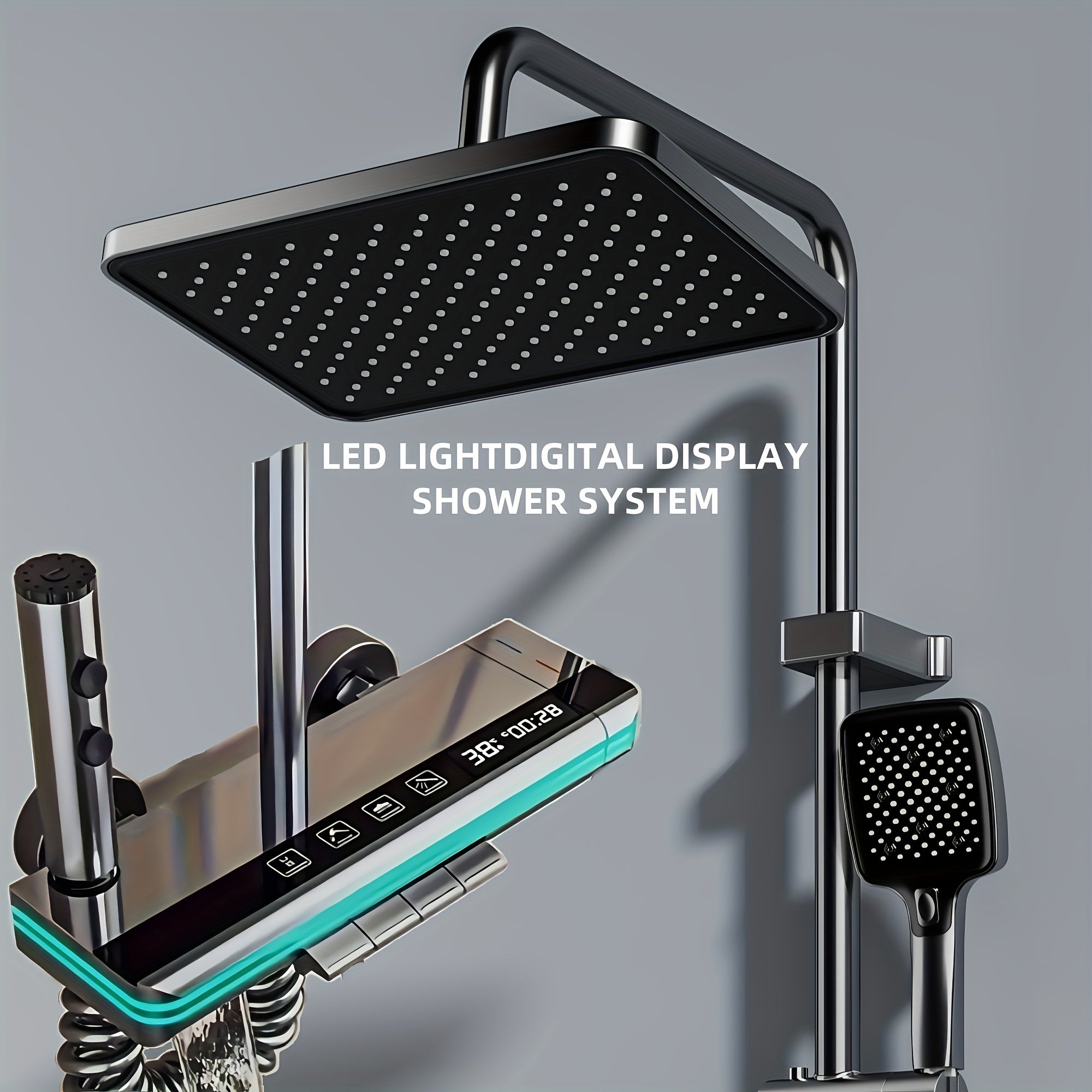 Luxury Rainfall Shower System by Snagg A Shower Head