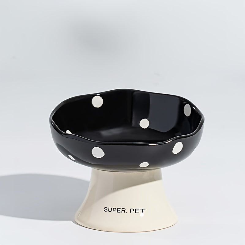 Elevated Ceramic Cat Bowl by Snagg A Feeder