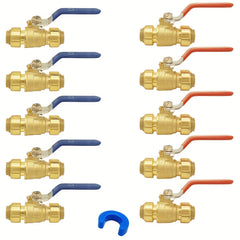 1/2" Push Fit Full Port Ball Valve by Snagg A Valve