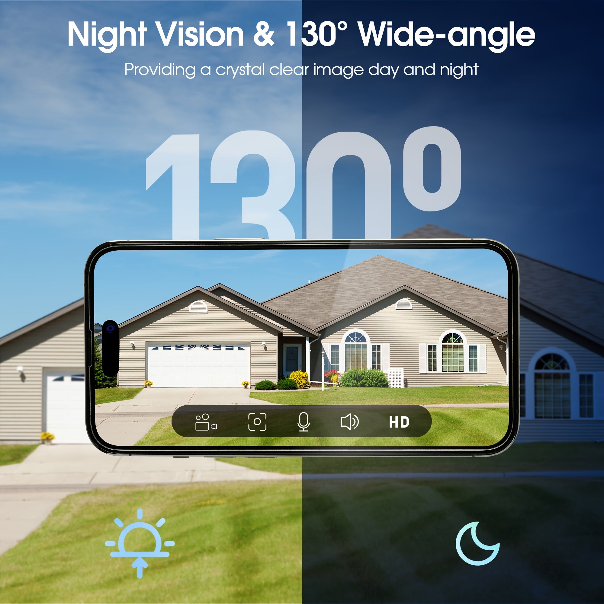 1080P Wireless Video Doorbell with Chime by Snagg A Doorbell Camera