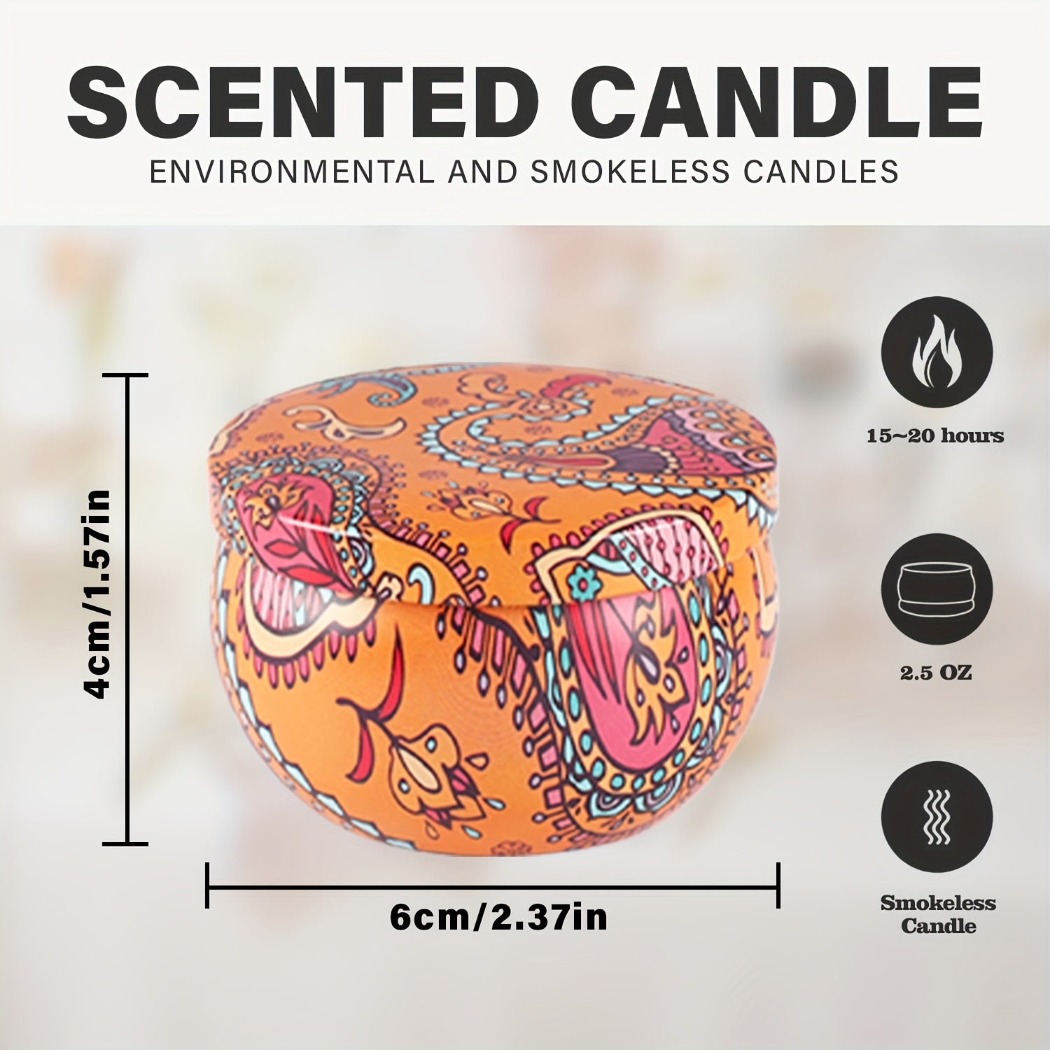 16 Pack Natural Soy Wax Scented Candle Gift Set by Snagg A Candle