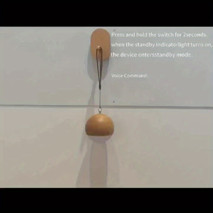 Solid Wood LED Night Light Voice & Touch Control by Snagg A Wall Light