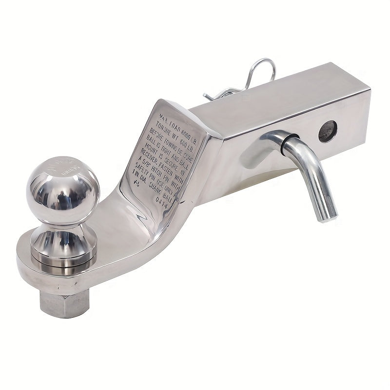 2 Inch Trailer Hitch Ball Mount by Snagg A Towing Ball