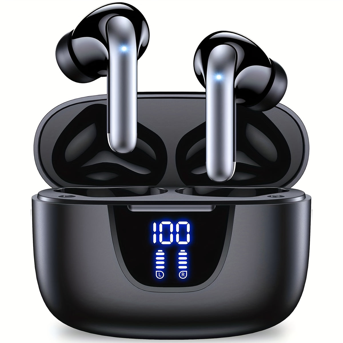 Wireless 5.3 Earbuds | In-Ear Headphones with Mic & Fast Charging Case by Snagg An EarBud