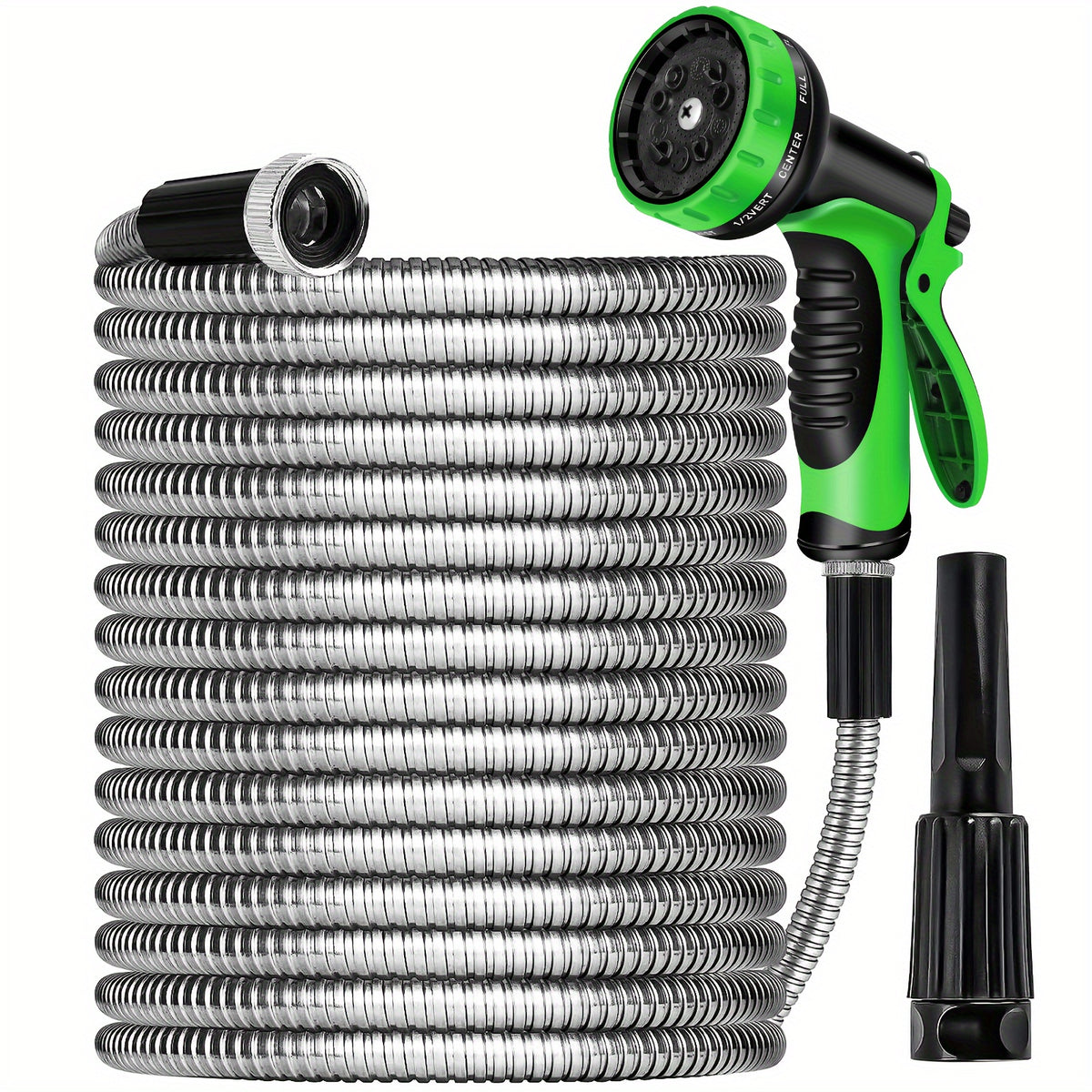Garden Hose with 10 Function Spray Gun by Snagg A Garden Hose