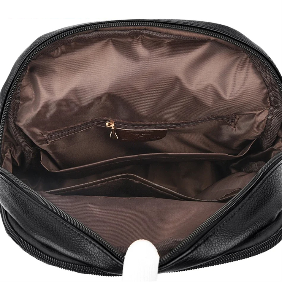 PU Leather Women's School & Travel Backpack