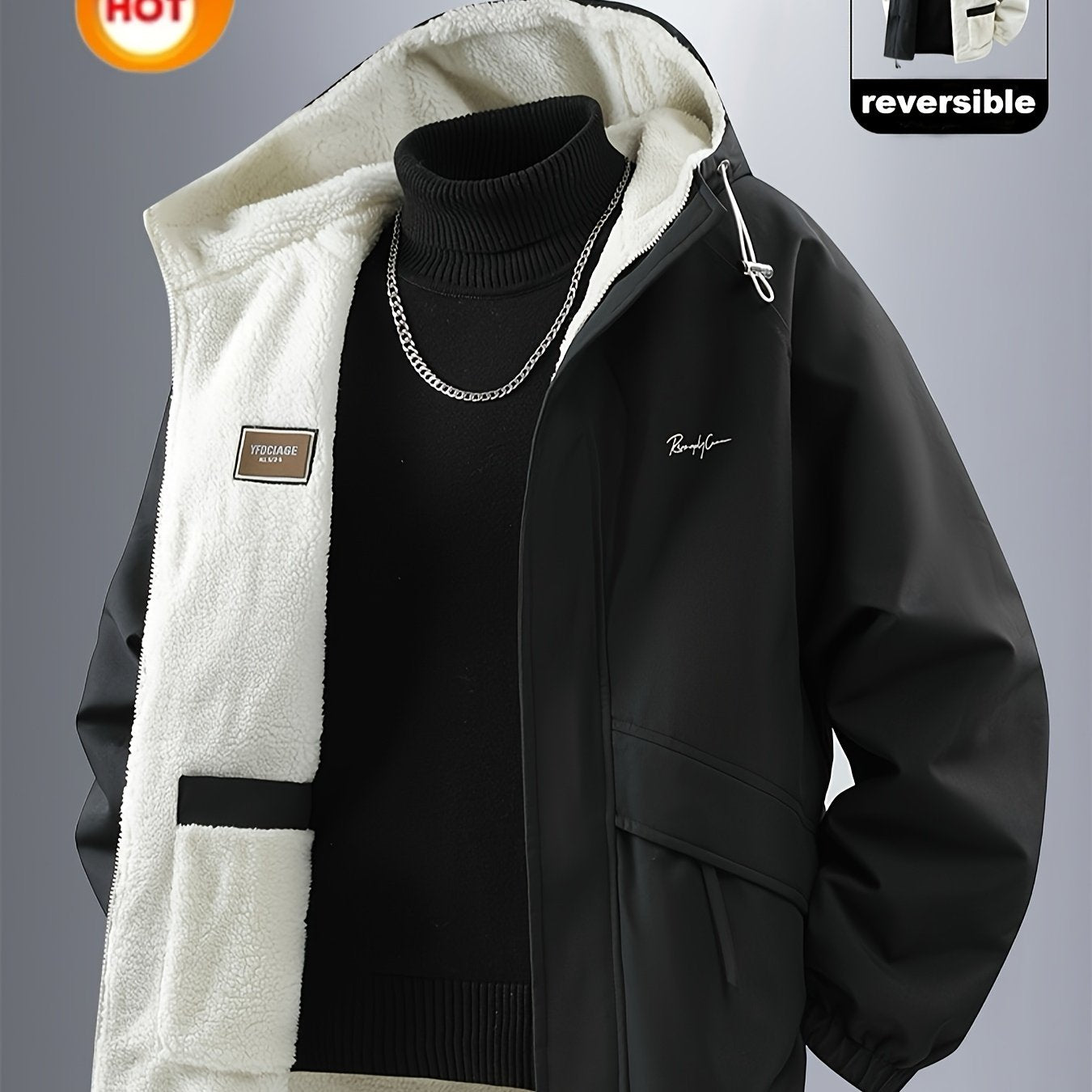 Men’s Insulated Parka Jacket – Reversible, Windproof & Durable by Snagg A Jacket