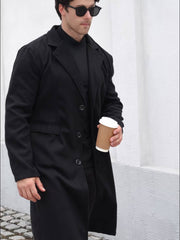 Men’s Vintage-Style Long Trench Coat by Snagg A Coat