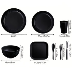 32/64pcs Lightweight Kitchen Tableware Set by Snagg A Dinnerware