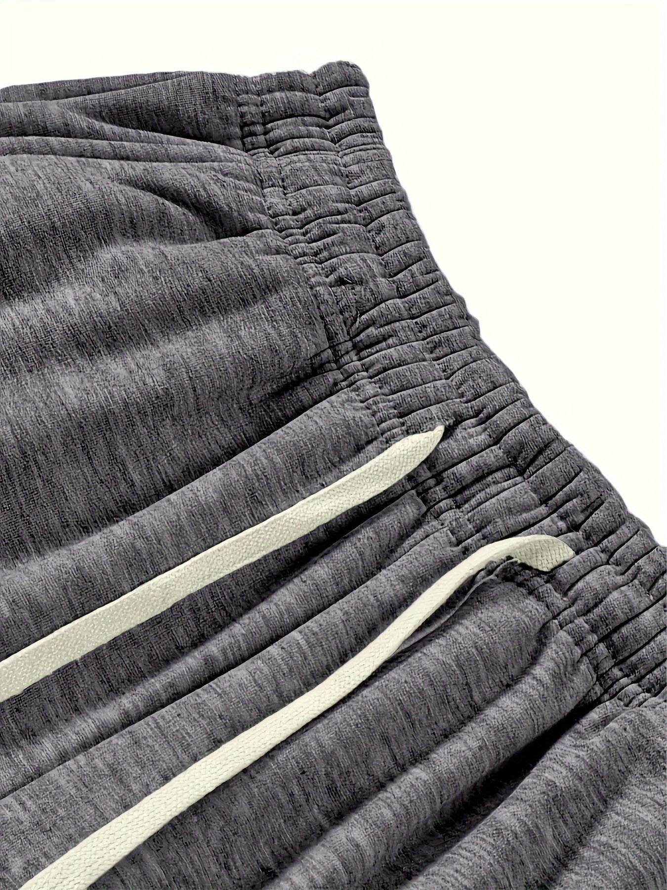 3pcs Men’s Fleece-Lined Track Pants - SnaggIt