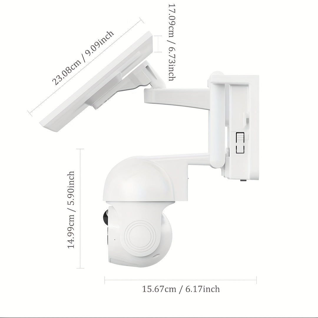 3 Pack 1080P Solar Powered Security Cameras by Snagg An Outdoor Camera