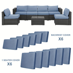 Outdoor Sofa Cushion Cover Set by Snagg A Cushion Cover