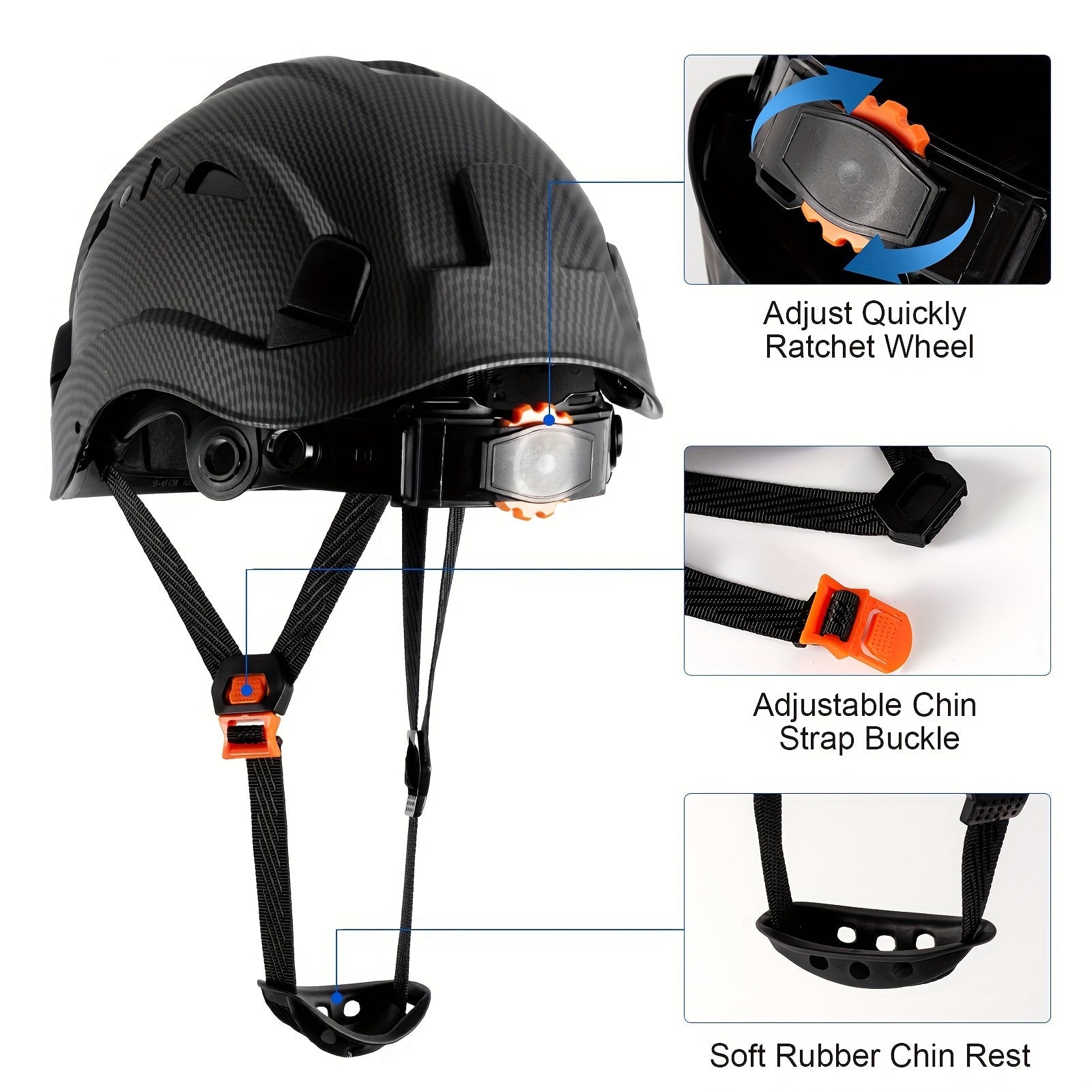 Carbon Fiber Pattern Safety Helmet by Snagg A Safety Helmet