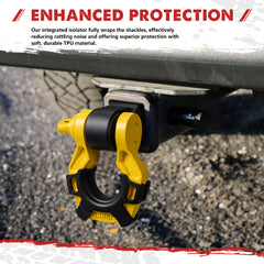 2" Recovery Hitch Receiver with 4.75T by Snagg A Bow Shackle