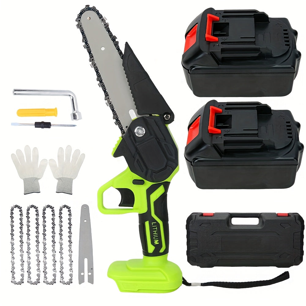 Mini Cordless Electric Chainsaw – 6-Inch