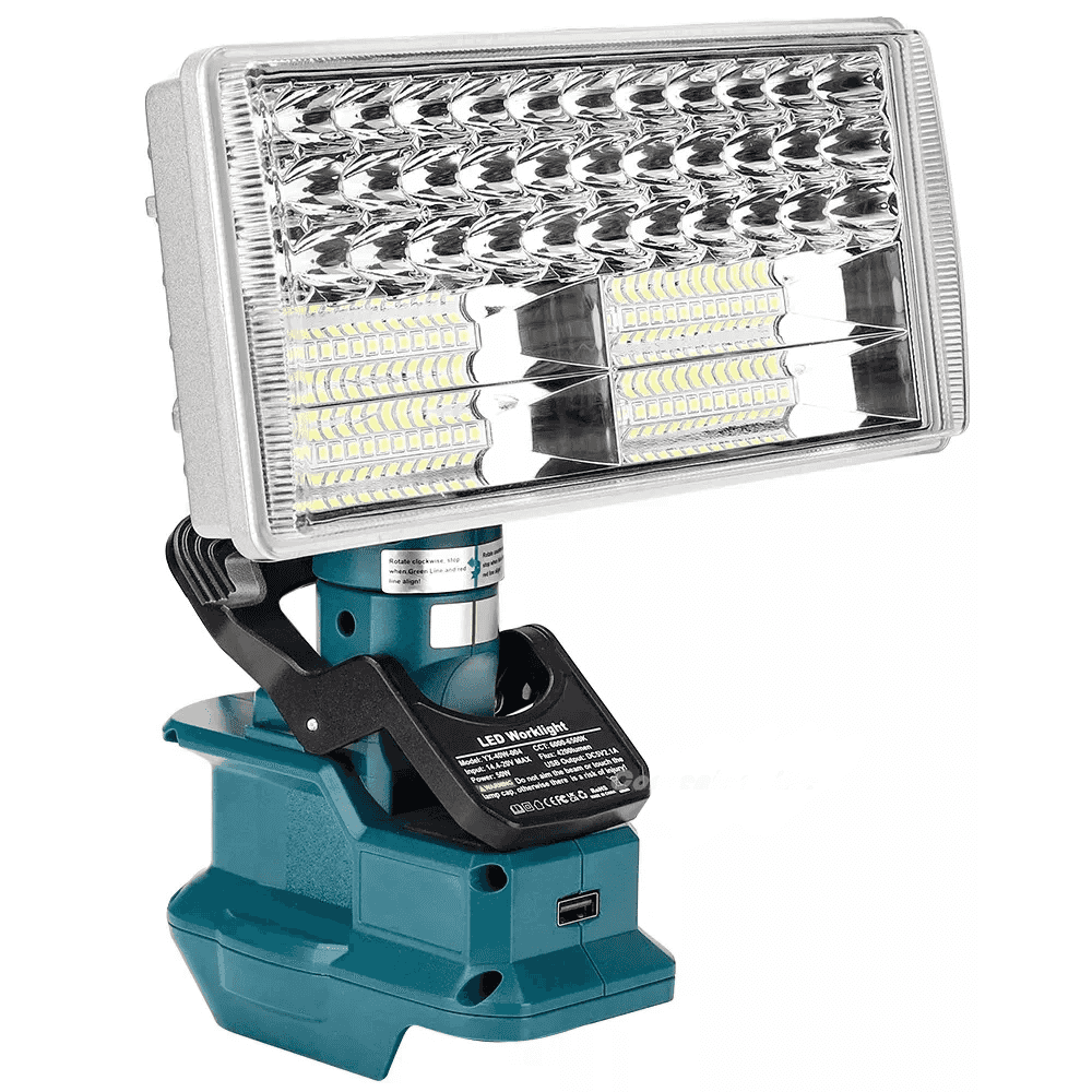 4200LM Cordless LED Work Light for Makita 18V Battery