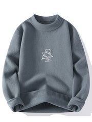 Men’s Graphic Knit Sweatshirt by Snagg A Jumper