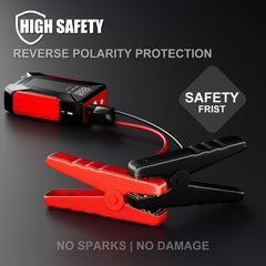 7000A Peak Portable Car Jump Starter with Tire Inflator