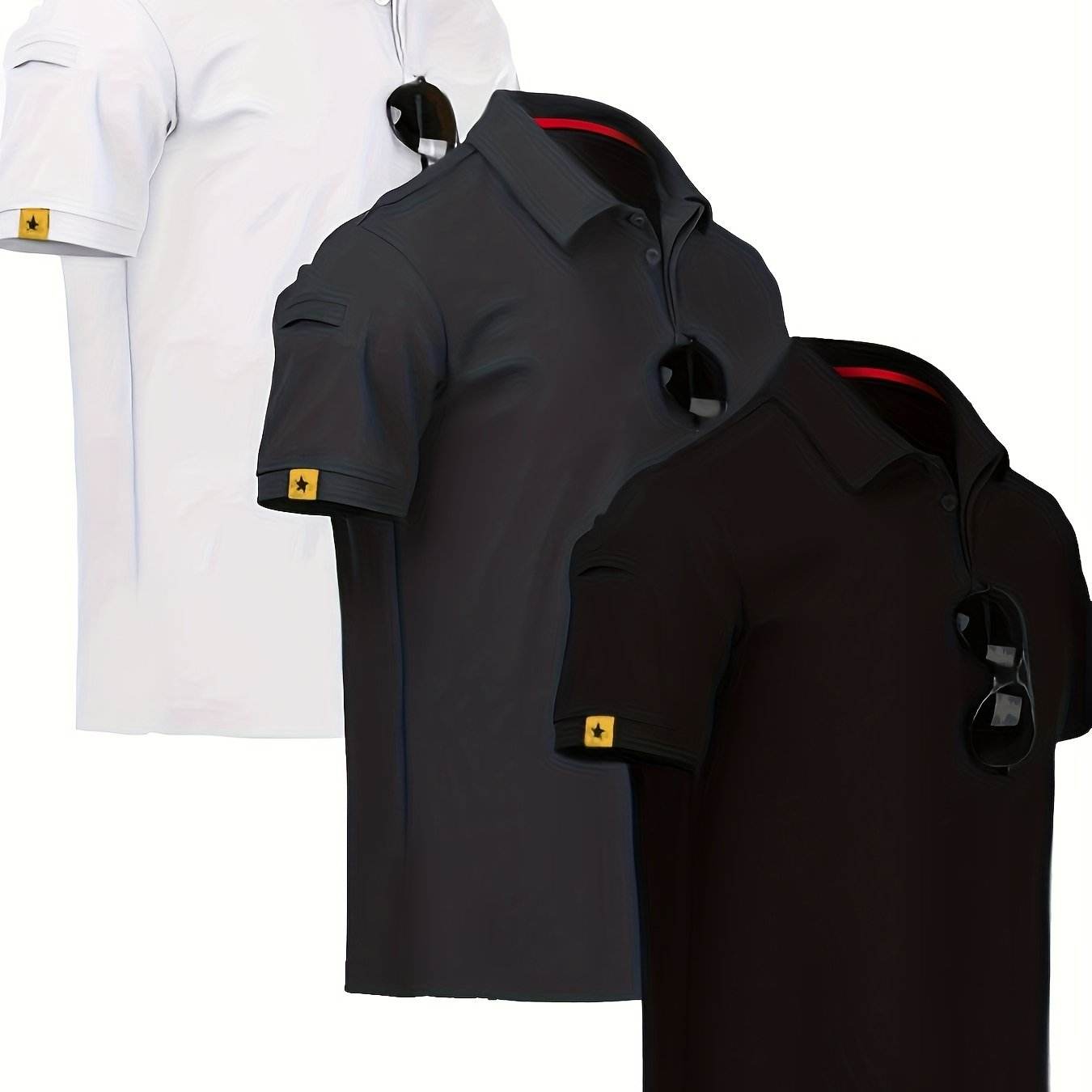 3-Pack Men’s Classic Polo Shirts - SnaggIt