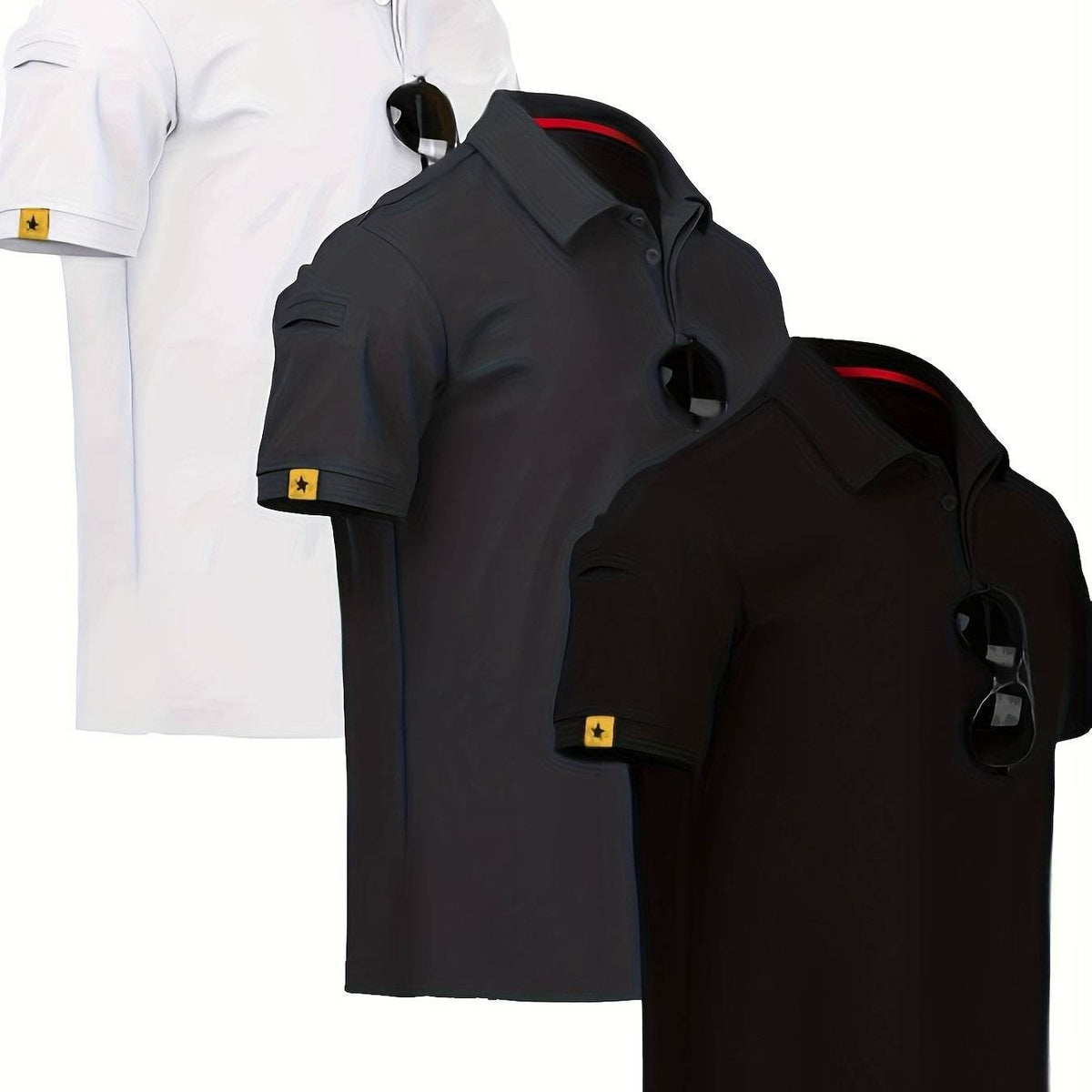 3-Pack Men’s Classic Polo Shirts - SnaggIt