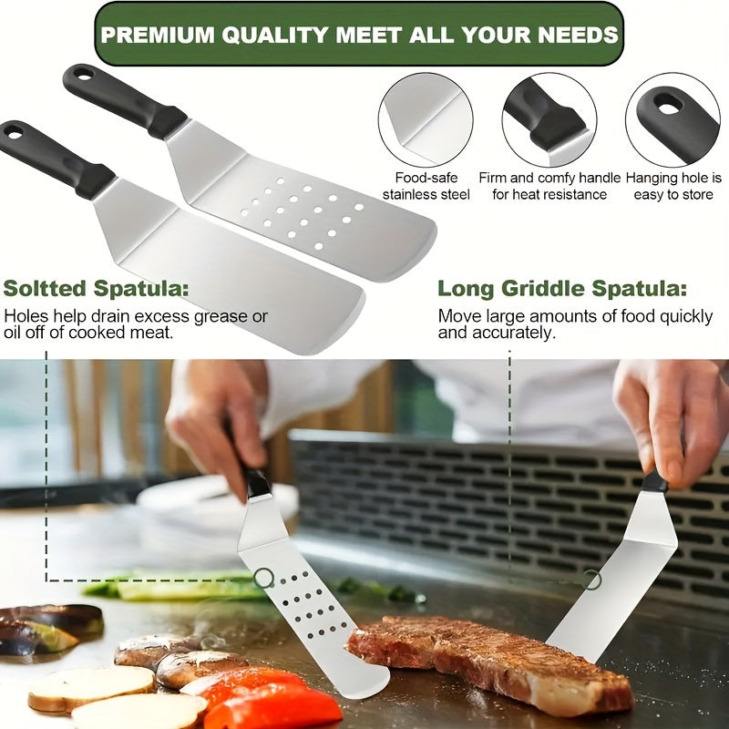 34 Piece BBQ Grill Accessories Set by Snagg A BBQ Tool Set