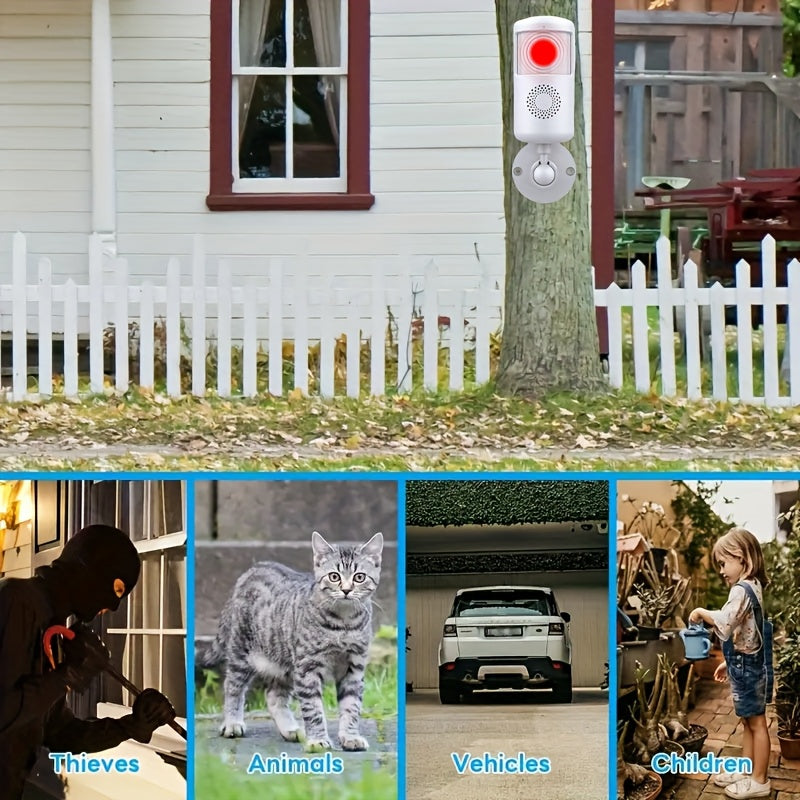 4 Pack Smart WiFi PIR Motion Sensors – Human Body Infrared Detectors with App Alerts by Snagg A Sensor Alarm