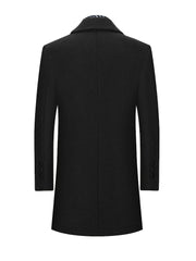 New Fall/Winter Men’s Wool Coat with Scarf Collar by Snagg A Coat