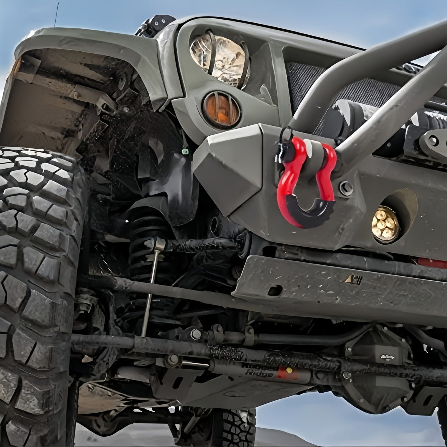 2pcs 4.75 - Ton D-Ring Bow Shackles by Snagg A Bow Shackle