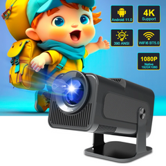 Smart Projector HY320 – Native 1080P with 4K Support by Snagg A Projector