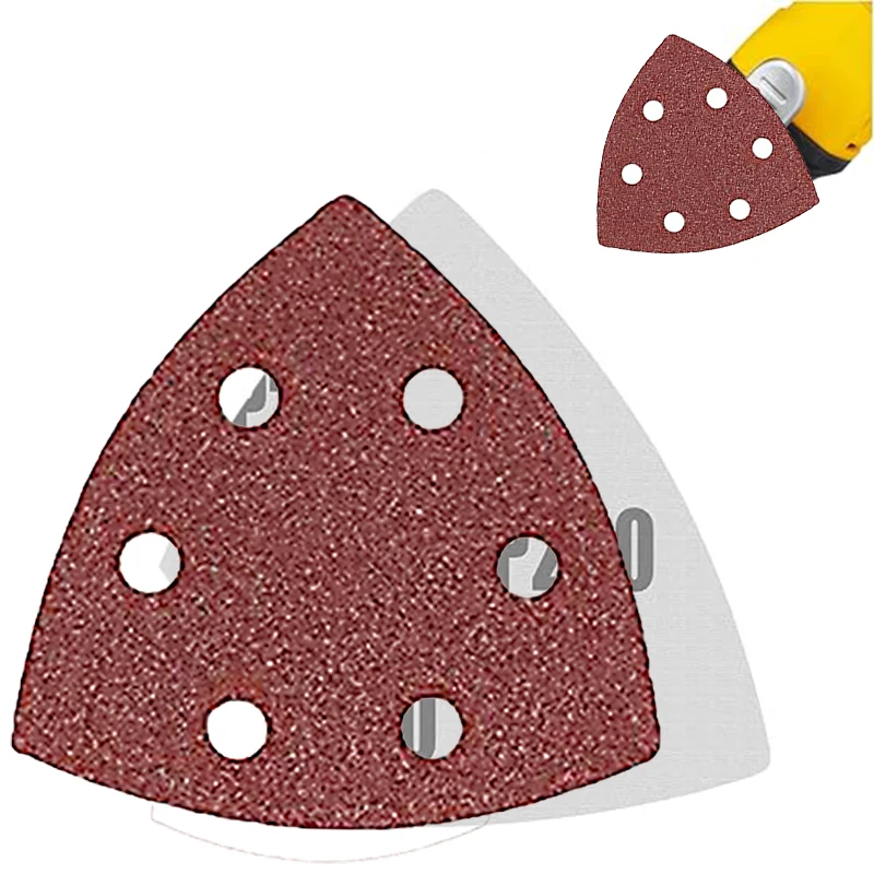 Triangle Sandpaper Abrasive Discs 90×90×90mm | Alumina Material Woodworking Metal Polishing Grinding CE