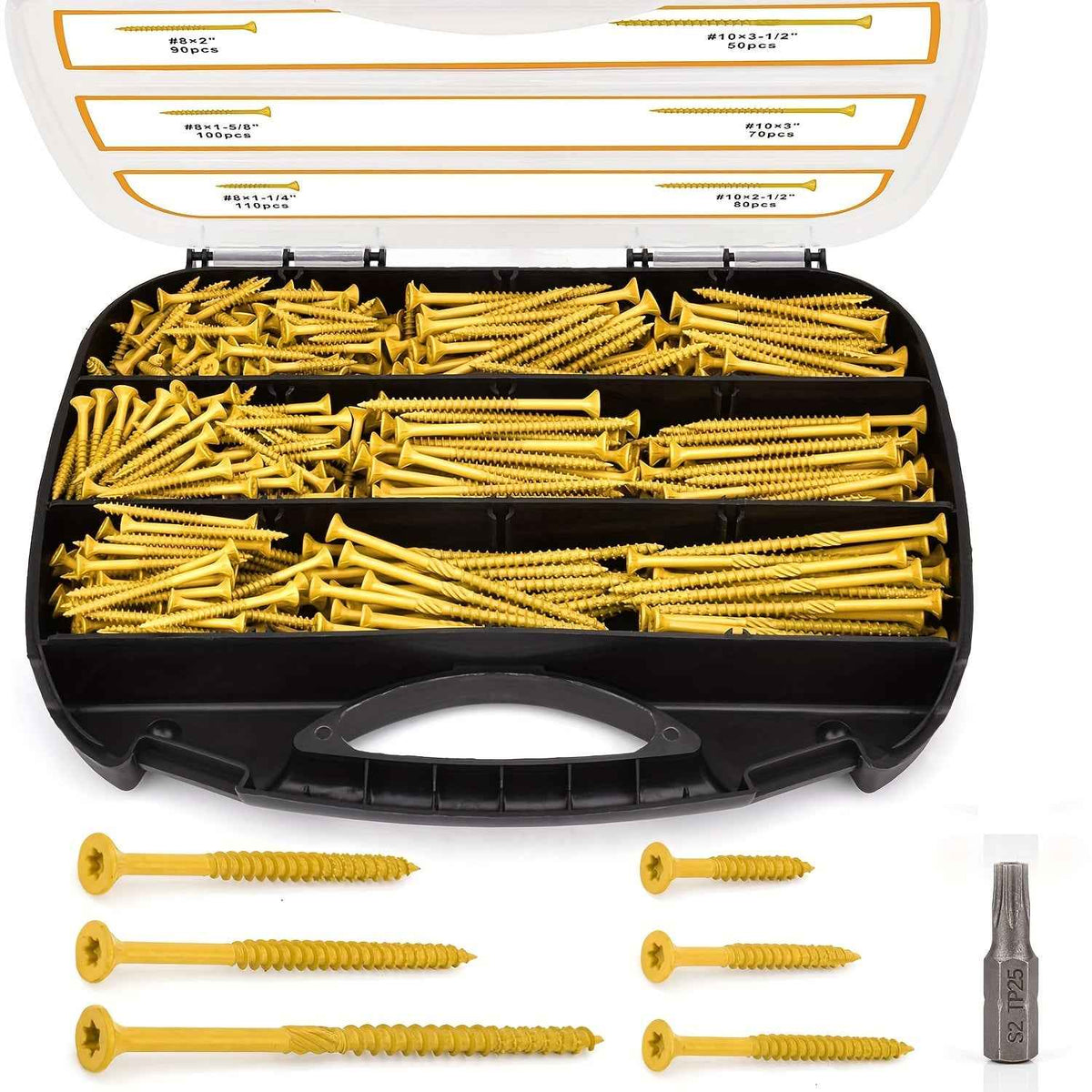 310 / 500 Pcs Outdoor Deck Screw Set - Power Tools Gadget