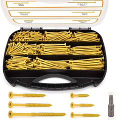 310 / 500 Pcs Outdoor Deck Screw Set - Power Tools Gadget