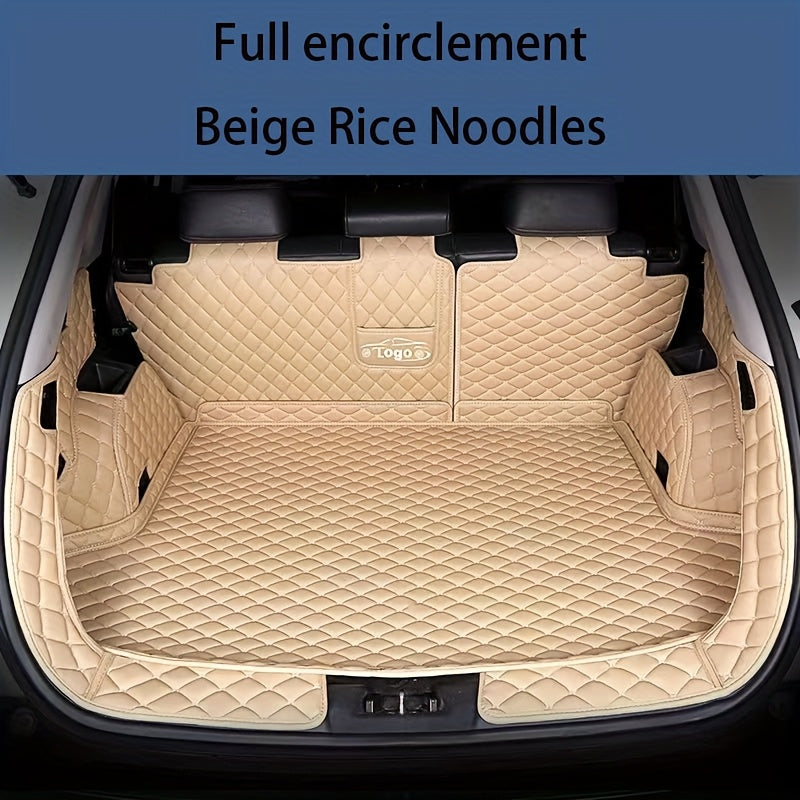 3D Faux Leather Trunk Mat by Snagg A Trunk Mat
