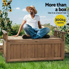 Heavy Duty Outdoor Large Lockable Storage Bench by Snagg A Box