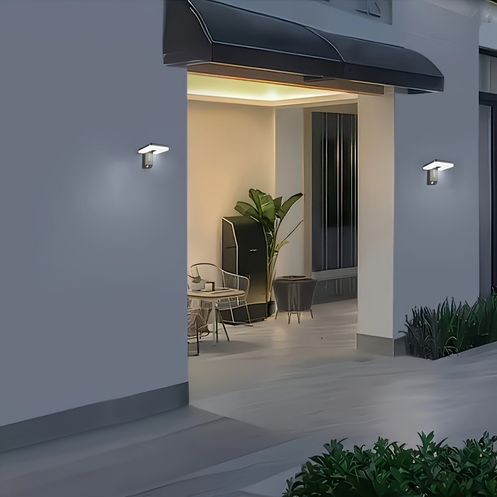 6pcs Solar IP65 Outdoor LED Flood Lamps with Motion Sensor by Snagg An Outdoor Light