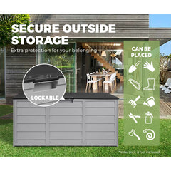 290L Outdoor Lockable Garden Storage Box by Snagg A Box