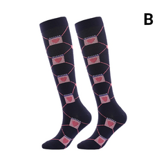 Stylish Compression Socks Elastic Support for Varicose Veins & Swelling Relief