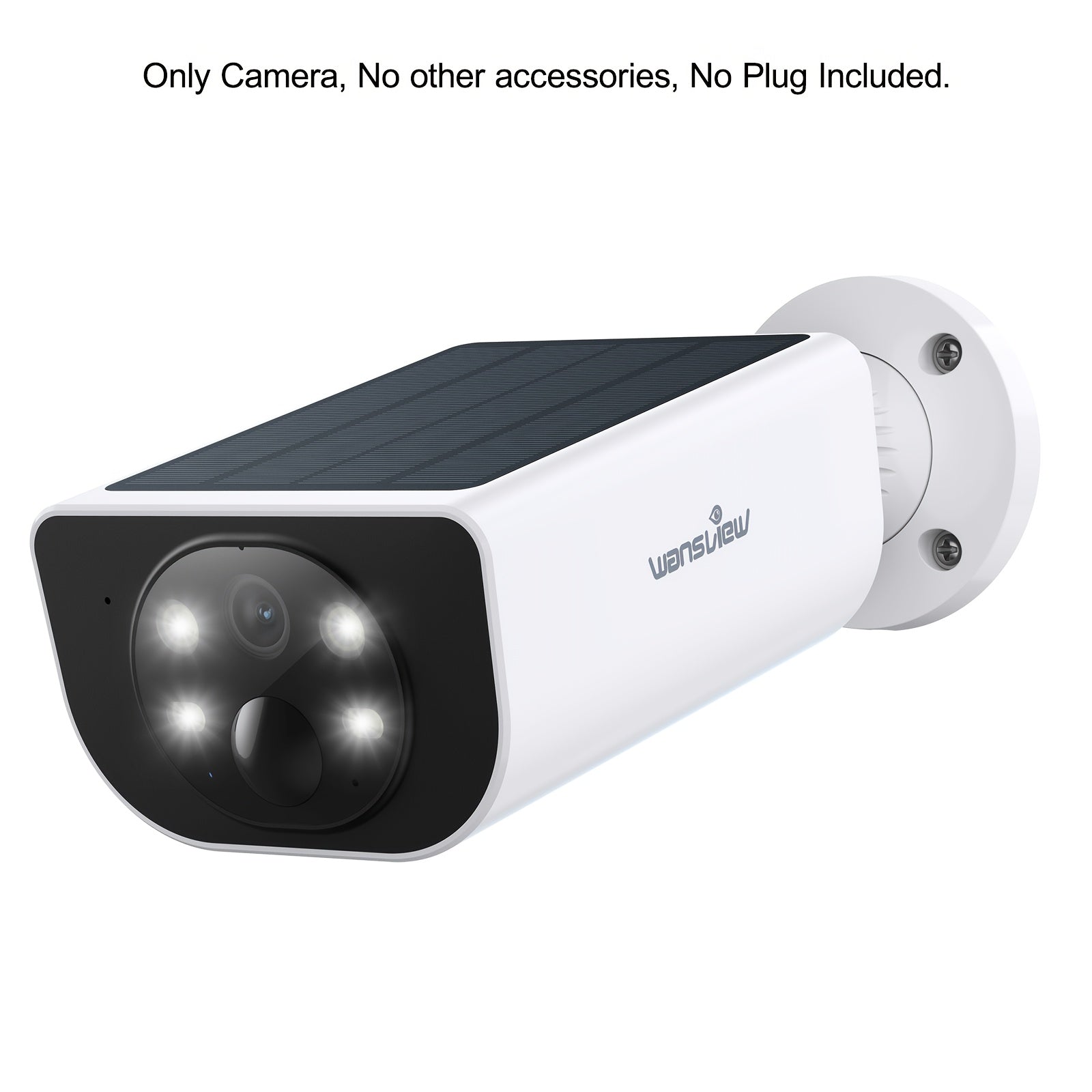 2K Solar Powered Wireless Security Camera Motion Detection & Two-Way Audio by Snagg An Outdoor Camera