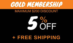 Gold Membership — Free Shipping + 5 % Off - Monthly