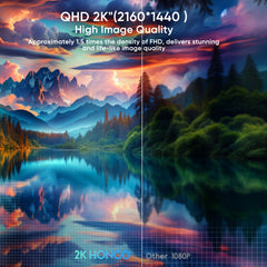 14" Portable Gaming Monitor — 2K QHD 2560×1440 IPS