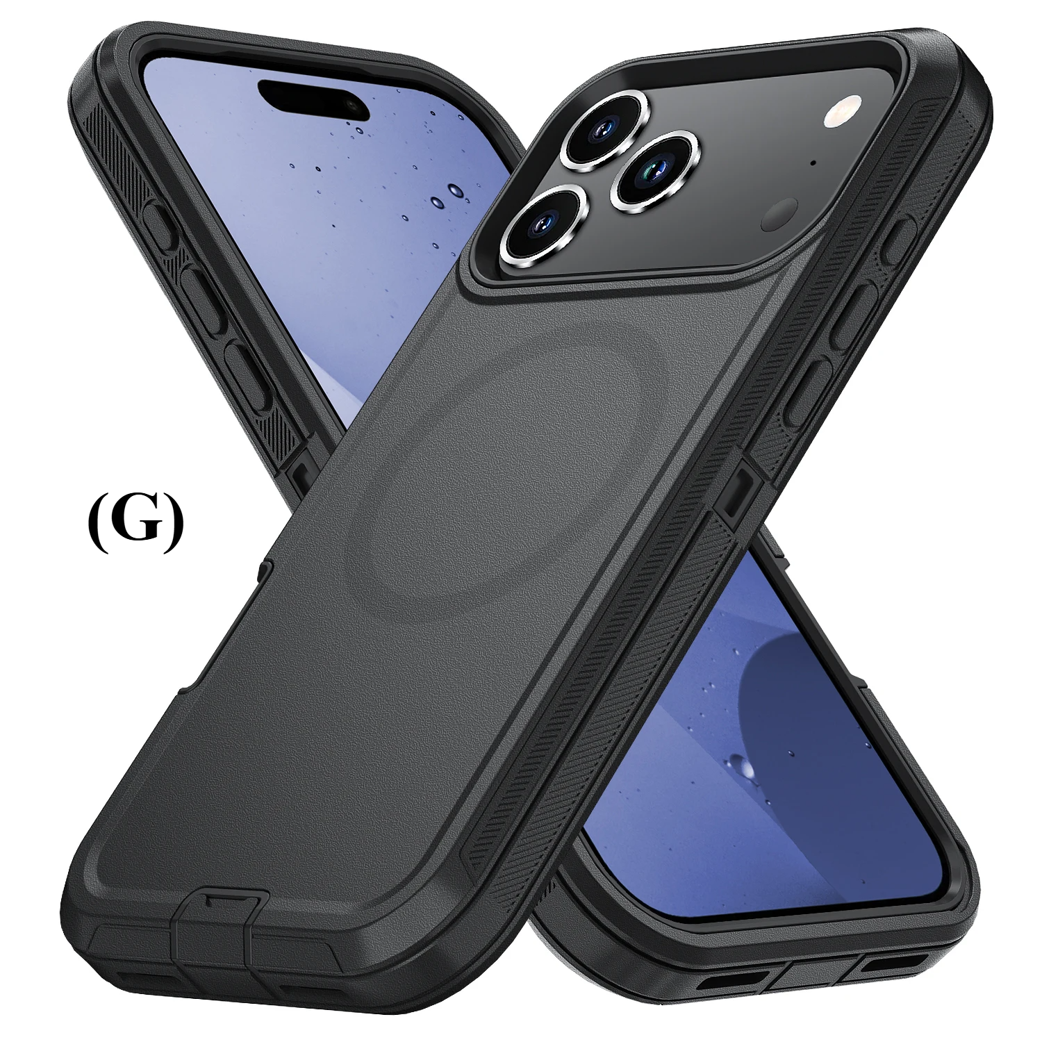 Armor Shockproof Defender Magesafe Case - For iPhone 16 Series - G / Promax - Phone Cases & Covers