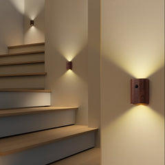 2 Pack Modern Wooden Wall Lamps by Snagg A Wall Light