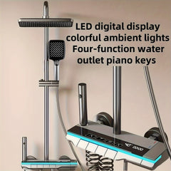 LED Rain Shower System by Snagg A Shower Head