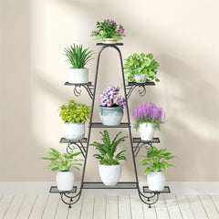 9 Tier Black Metal Plant Stand by Snagg A Rack