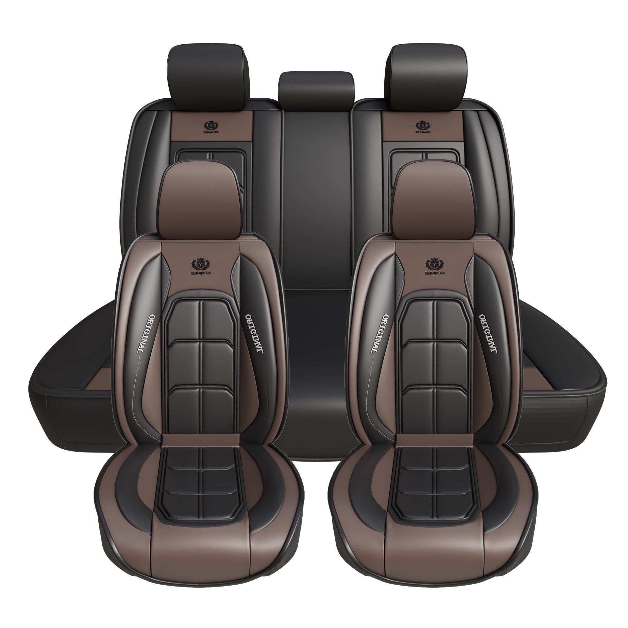 5 Seat PU Leather Car Seat Covers by Snagg A Seat Cover