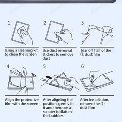 Paper Like Matte Screen Protector Film for iPad – Writing & Drawing PE Soft Film (No Glass)