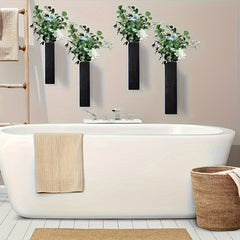 Rustic Wooden Wall Mounted Vase Set by Snagg A Wall Planter