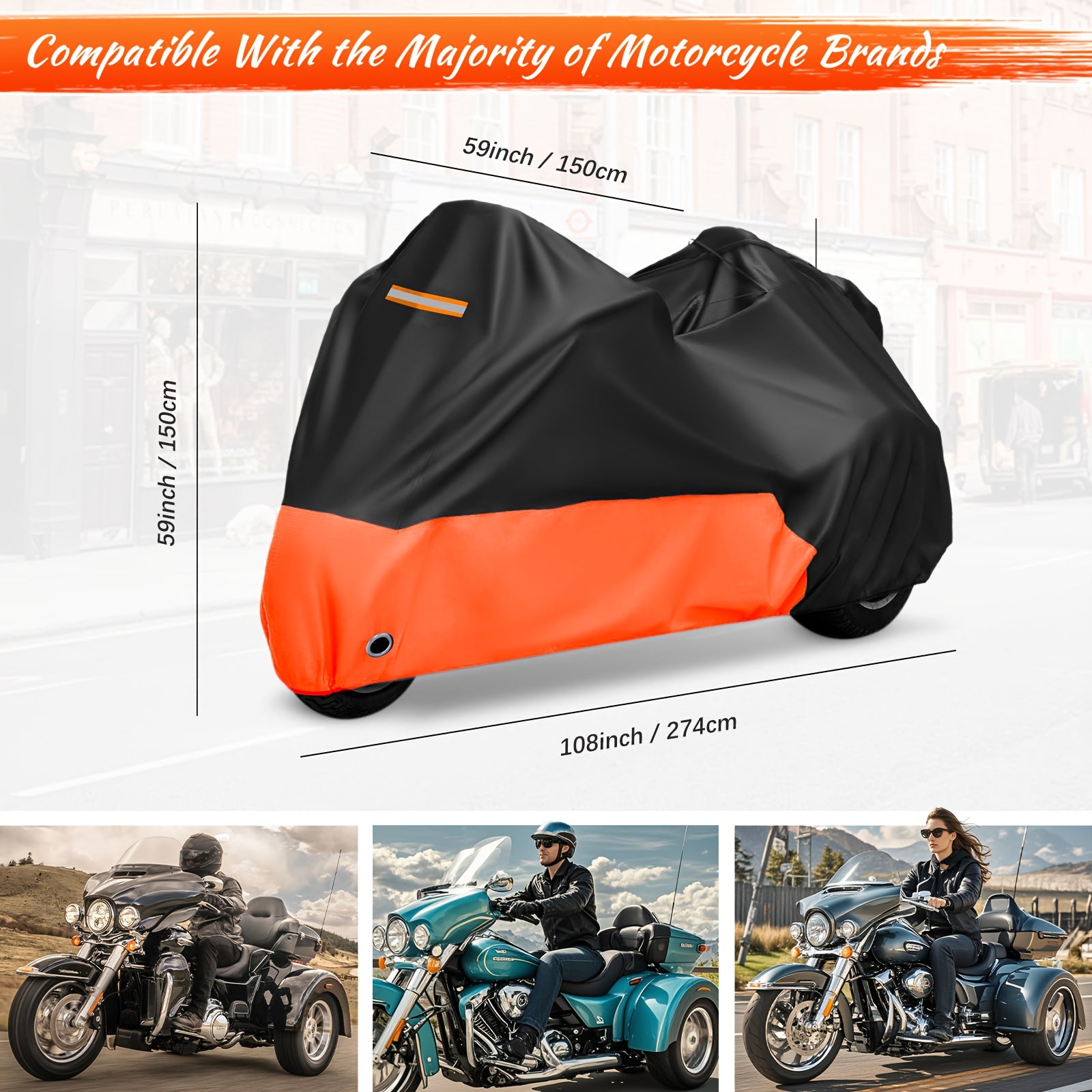 Trike Motorcycle Cover by Snagg A Motorcycle Cover