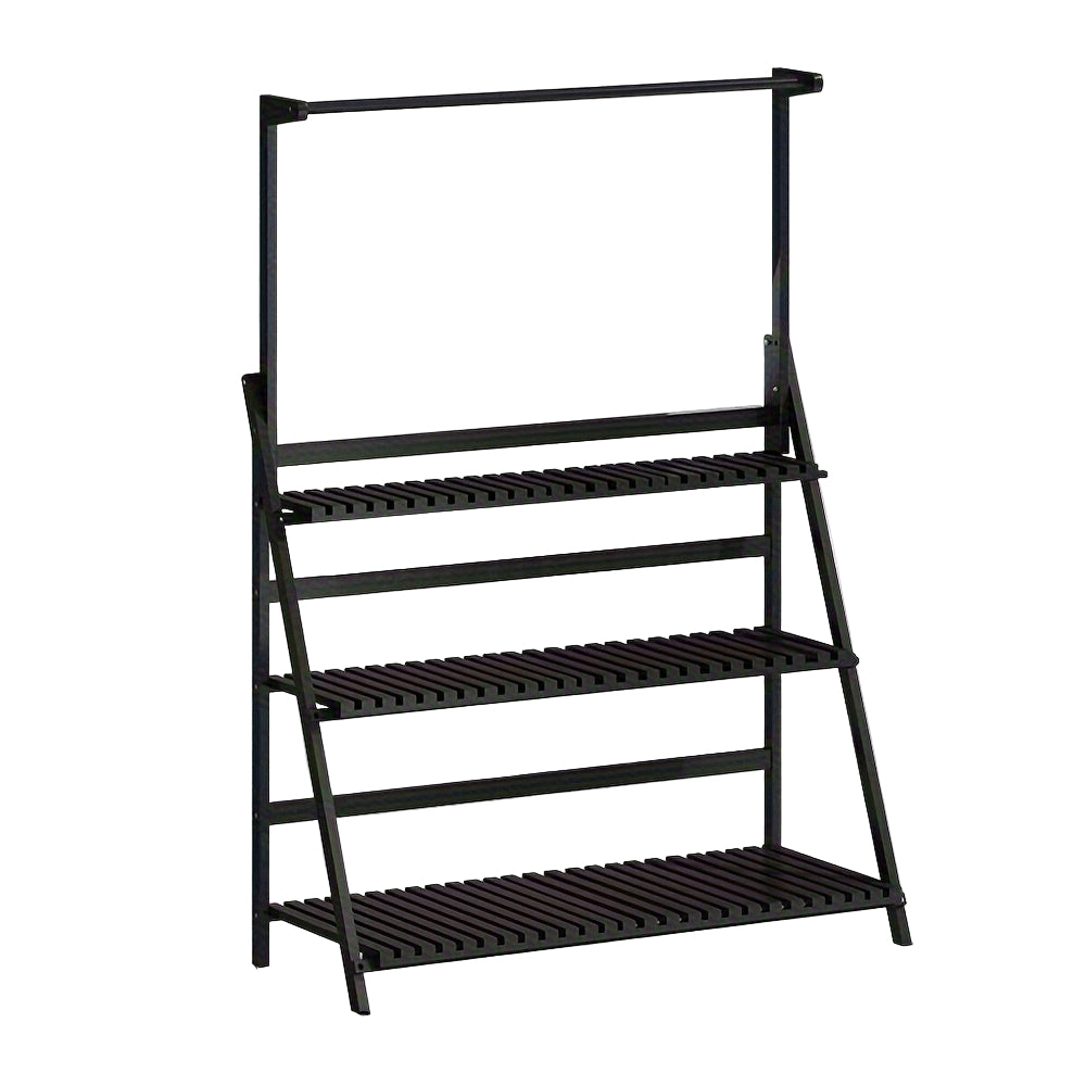 3 Tier Folding Wooden Plant Stand 144cm by Snagg A Rack
