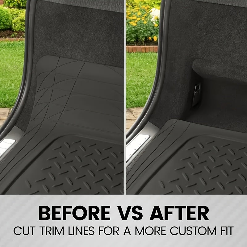 Universal PVC Car Trunk Mat by Snagg A Trunk Mat